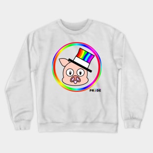 PIGGY'S HAPPY PRIDE EMBLEM Crewneck Sweatshirt